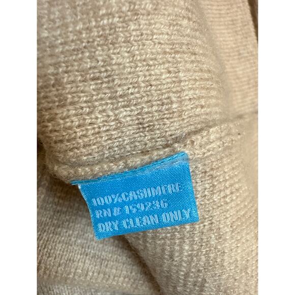 J McLaughlin Cashmere Coatigan Sweater Women's Size XS Light Brown Tan - Picture 5 of 5